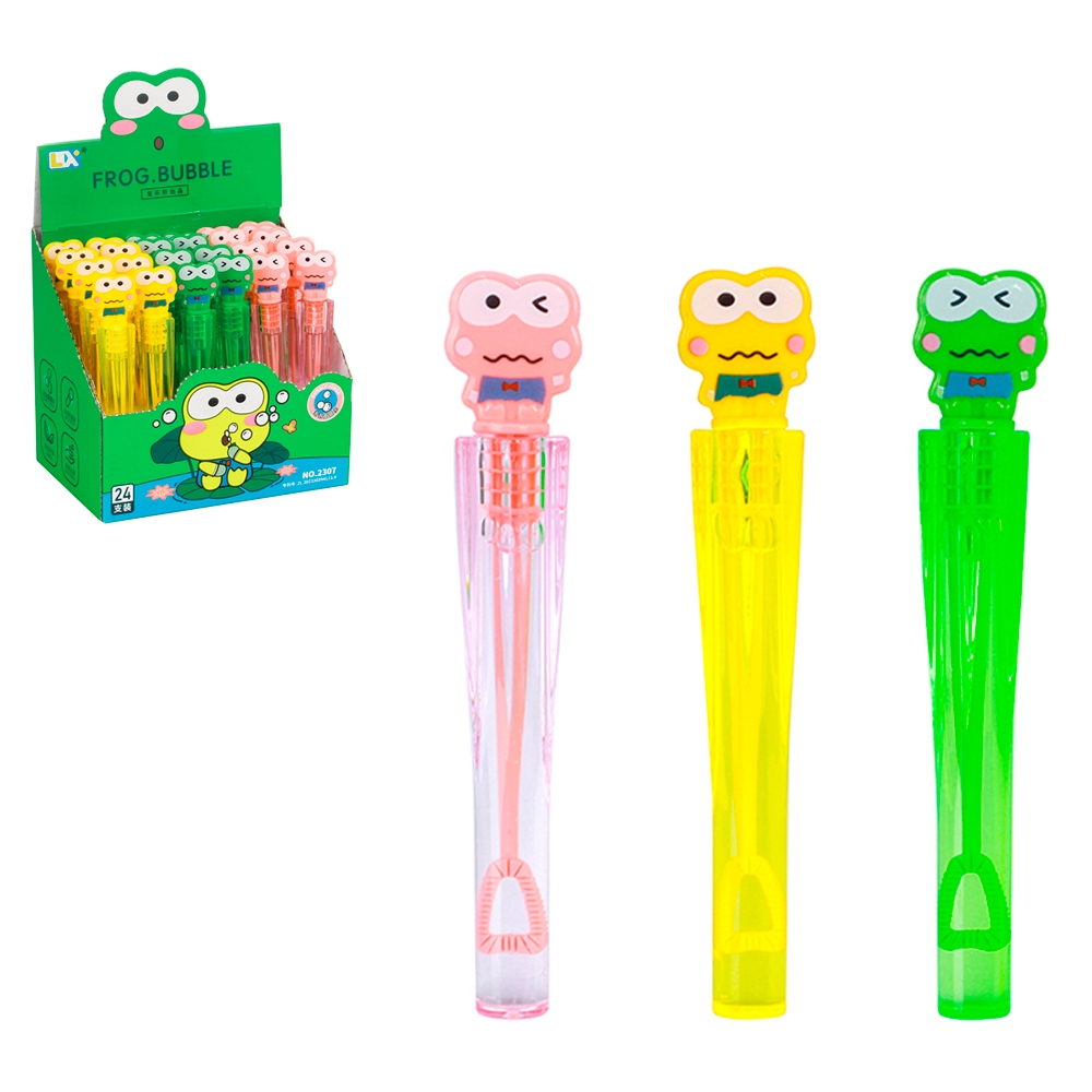 Mainan Anak Balon Tiup Bubble Sabun Balon Air Frog