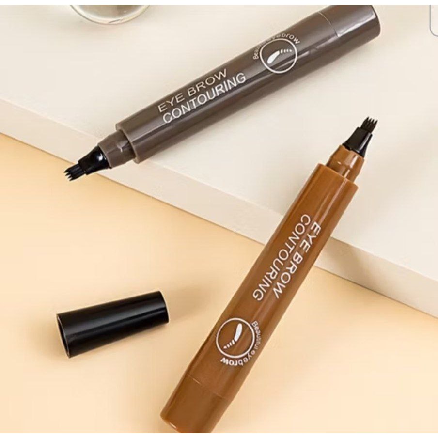 Pensil Alis Waterproof Long Lasting Anti Luntur/Eyebrow Pen 4D Suake Original Eyebrow Tattoo Sulam A