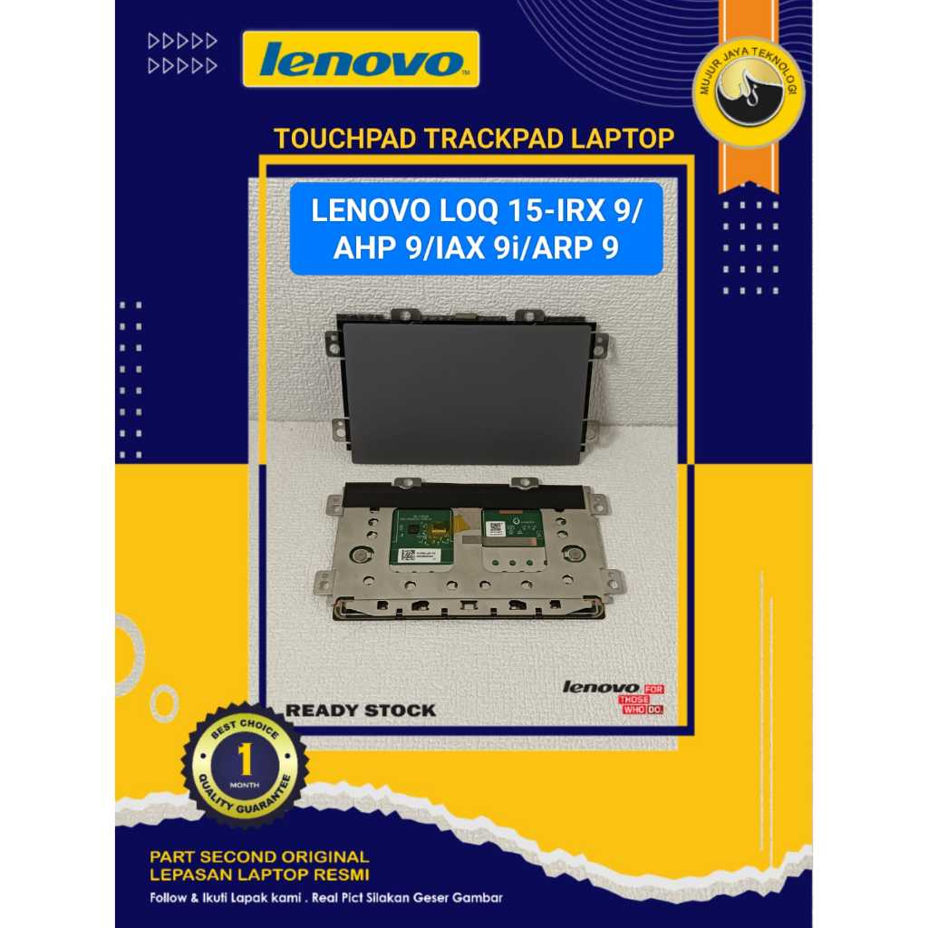 Touchpad Tochpad Trackpad  Laptop Lenovo Gaming LOQ 15IRX9 15AHP9 IAX9L Second Original DARK GREY