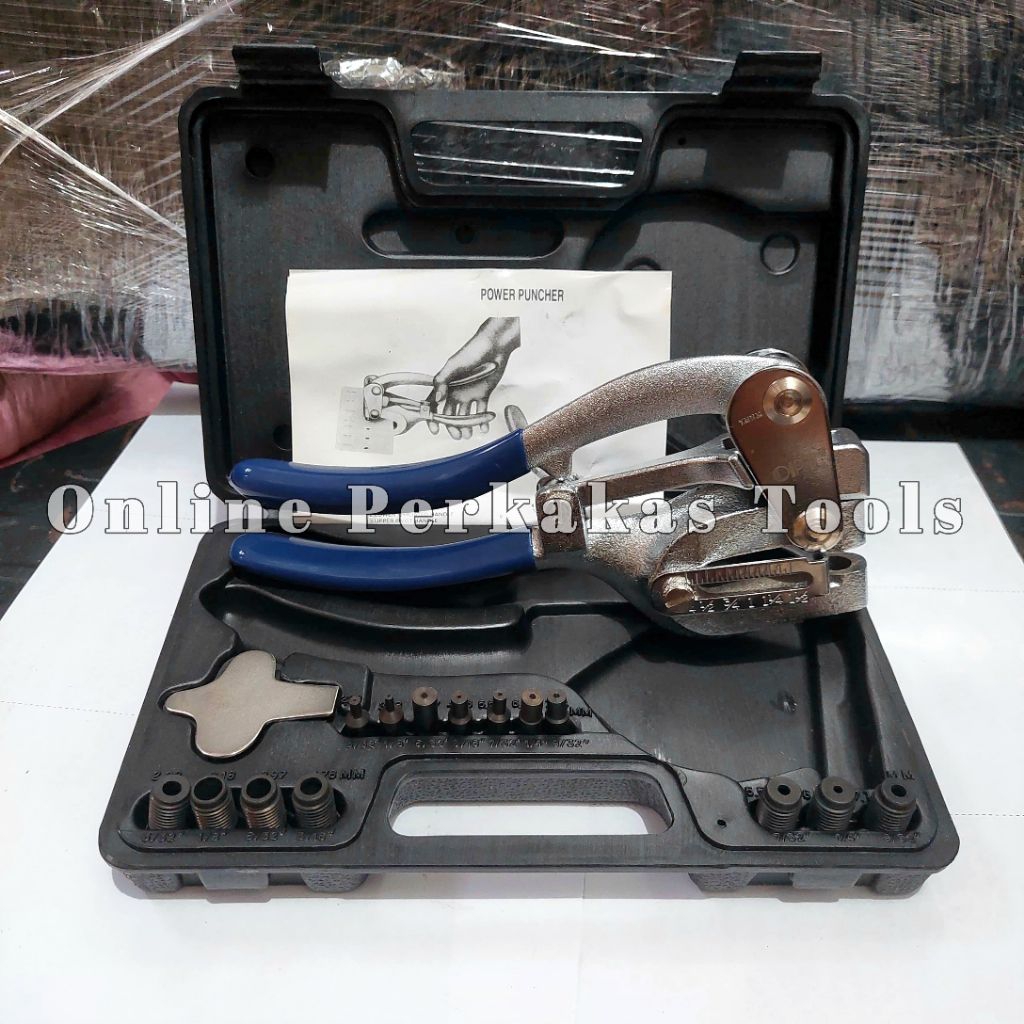 Alat Pembolong Plat Set Holo Power Punch Kit Set 7pcs OPT