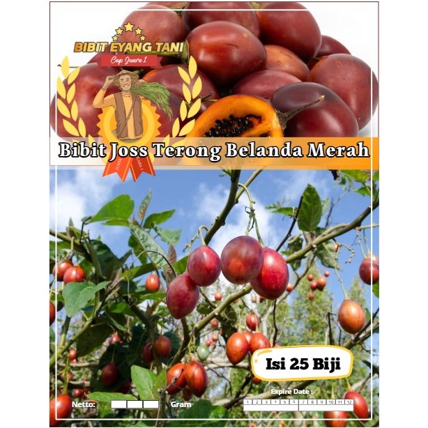 Bibit Joss Terong Belanda Merah | Biji Benih Terong Belanda | Terong Belanda