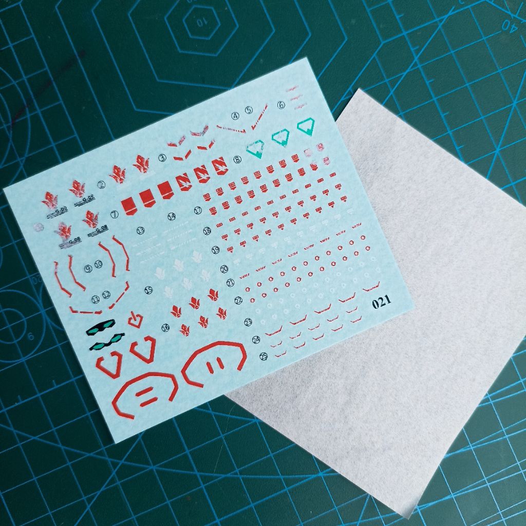 water decal hg 1/144 barbatos lupus