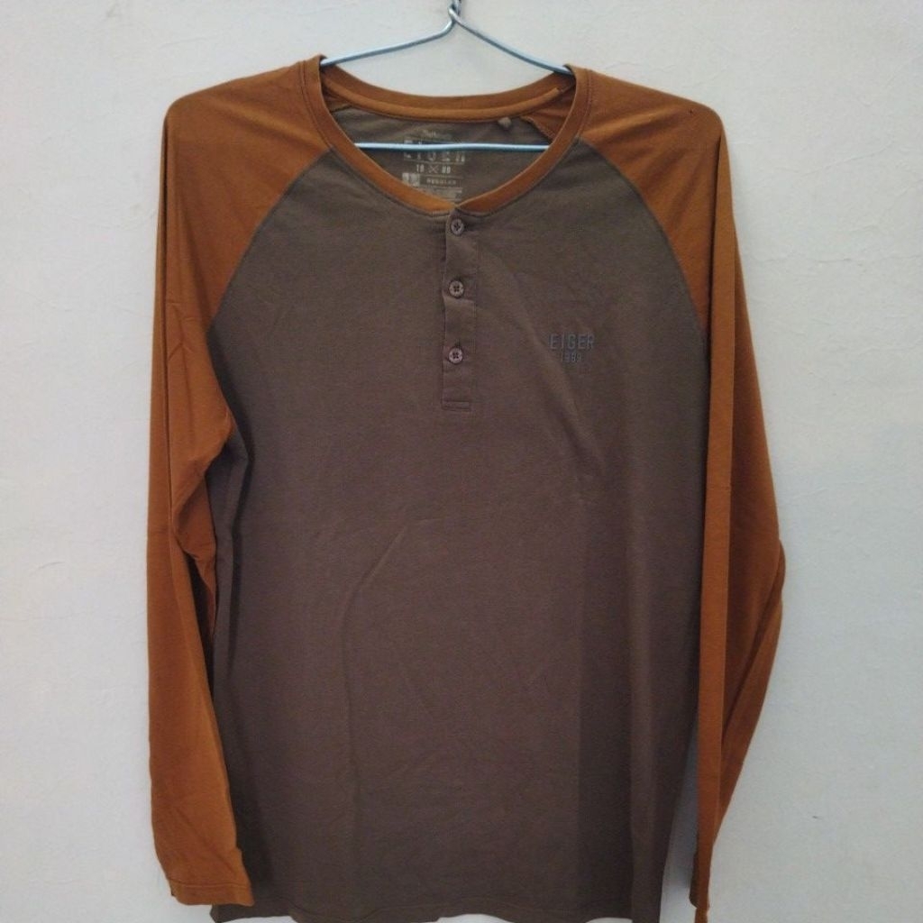 kaos lengan panjang Eiger original
