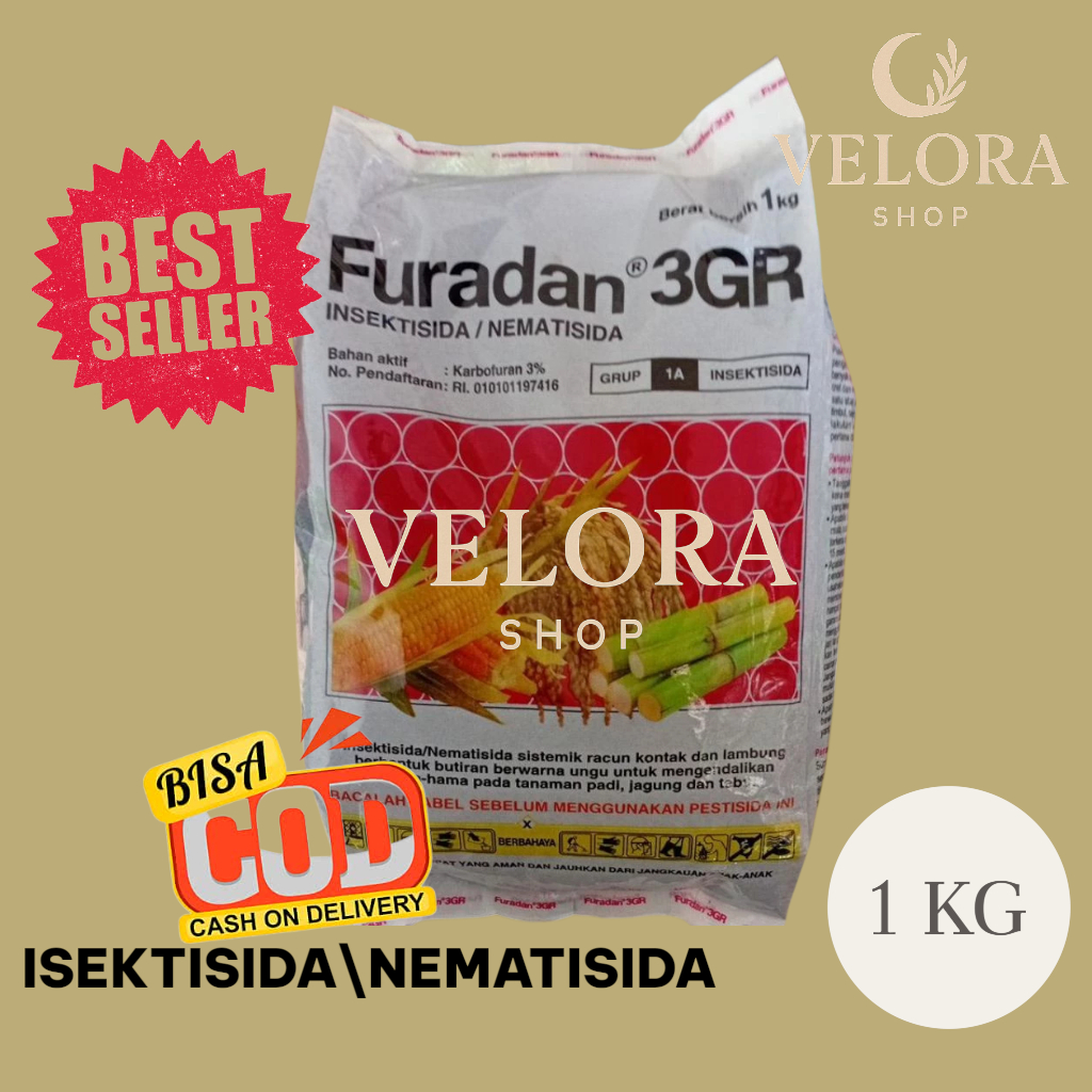 BEST SELLER Furadan 3GR 1kg Insektisida Nematisida 1 kg Puradan Hama Kemasan Asli