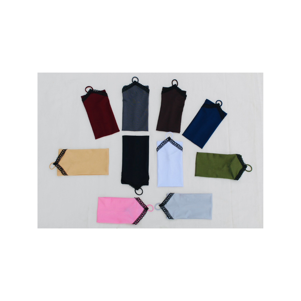 Handsock Renda Lilian Manset Tangan Muslimah Panjang Full Jersey Cincin