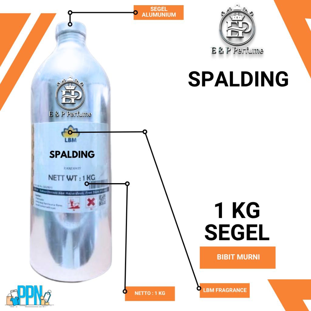 Bibit Parfum by LBM Fragrance Oil - Spalding Kemasan 1 Kg Segel