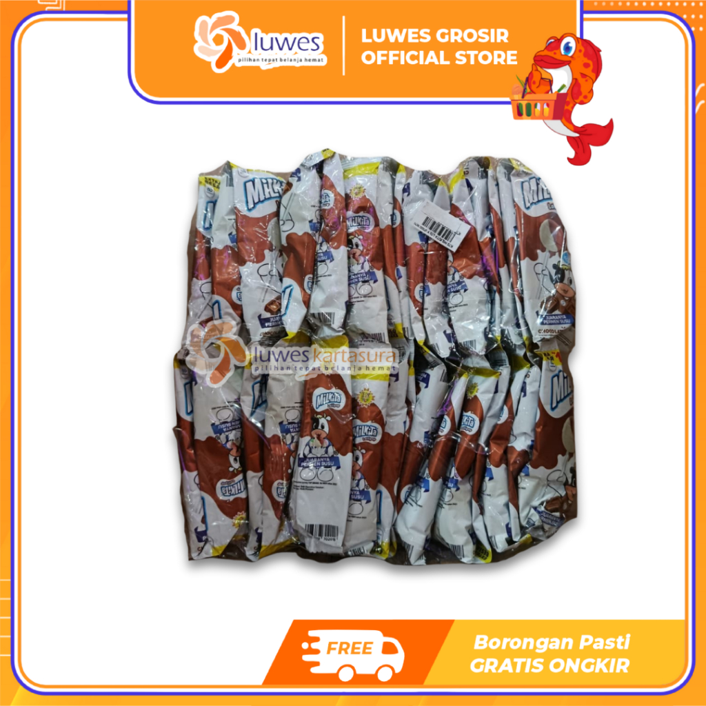 [GROSIR] Milkita Lolypop Permen Susu Rasa Cokelat Permen Renceng Isi 30 Pcs Murah