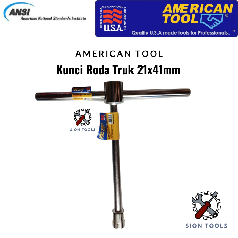 AMERICAN TOOL KUNCI RODA TRUK HINO LOHAN 21 x 41 MM 2 WAY MOBIL TRUK / KUNCI RODA TRUK