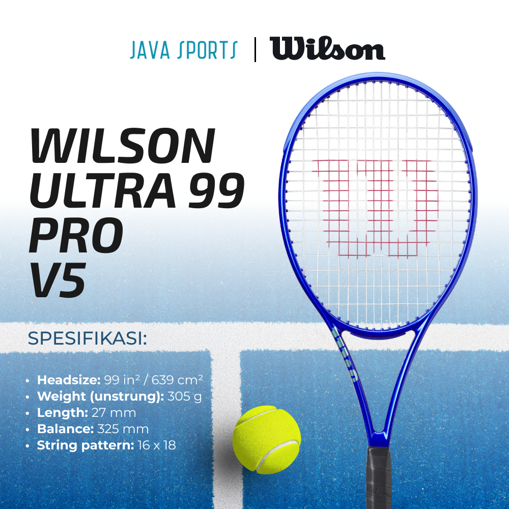 Raket Tenis Wilson Ultra 99 Pro V5 Ultra Tennis Racket