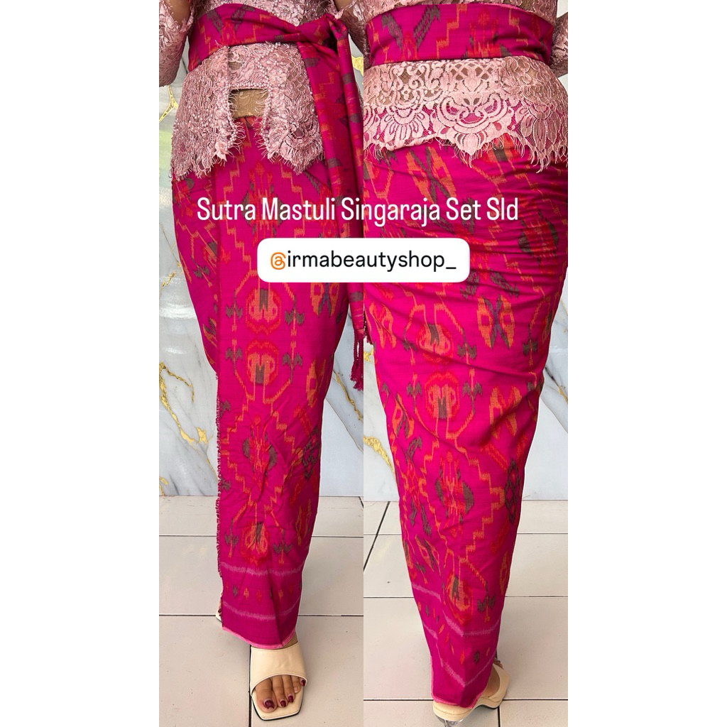 Ready Stok Sutra Mastuli Ori Set Selendang