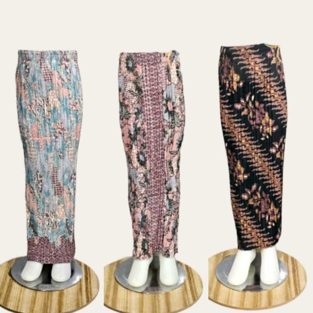 Rok Plisket Anak Bahan Katun Adem | Rok Batik Anak Perempuan Umur 4-12 Tahun | Rok Anak Kartini