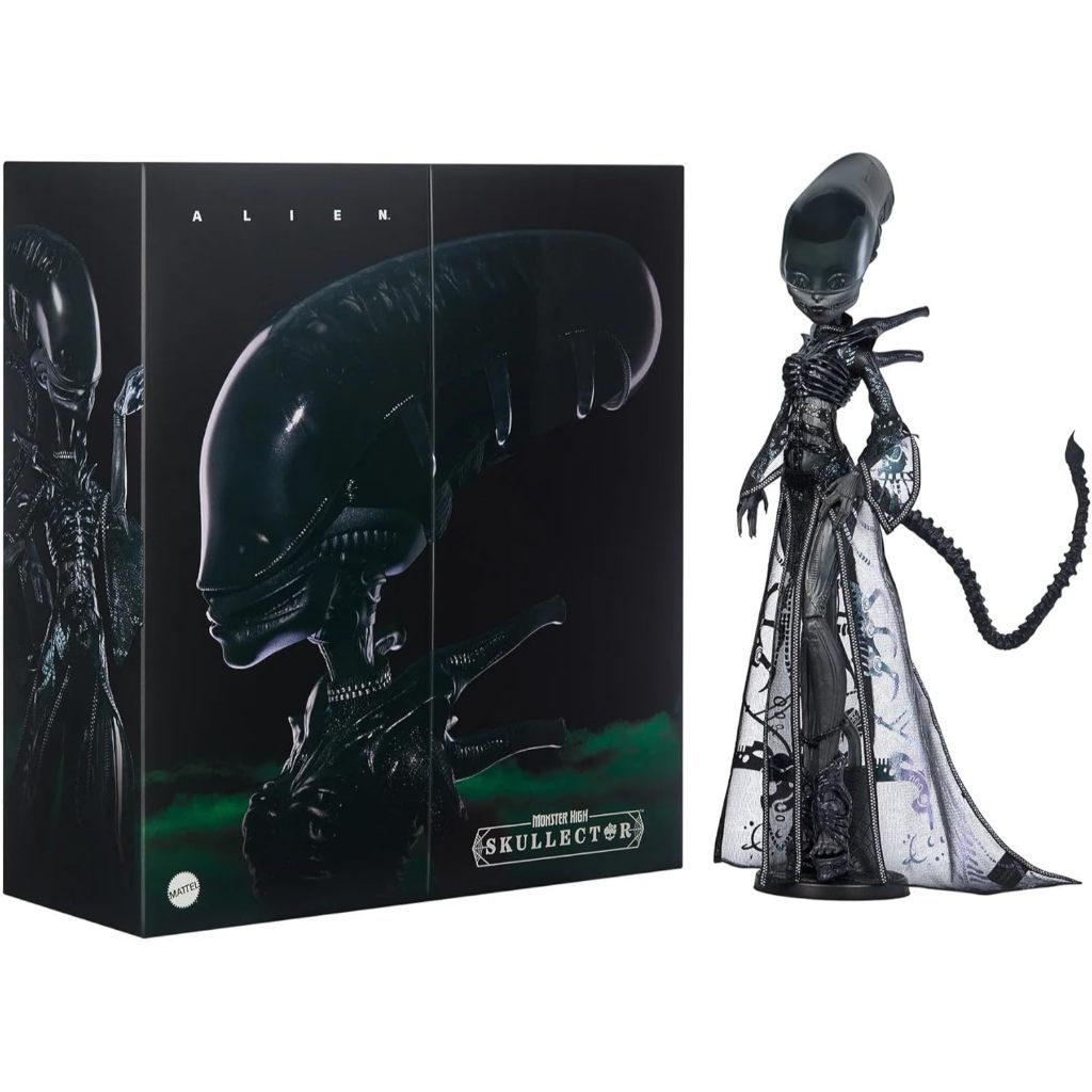 MONSTER HIGH SKULLECTOR ALIEN DOLL LIMITED EDITION MATTEL COLLECTIBLE WITH METALLIC OUTFIT &