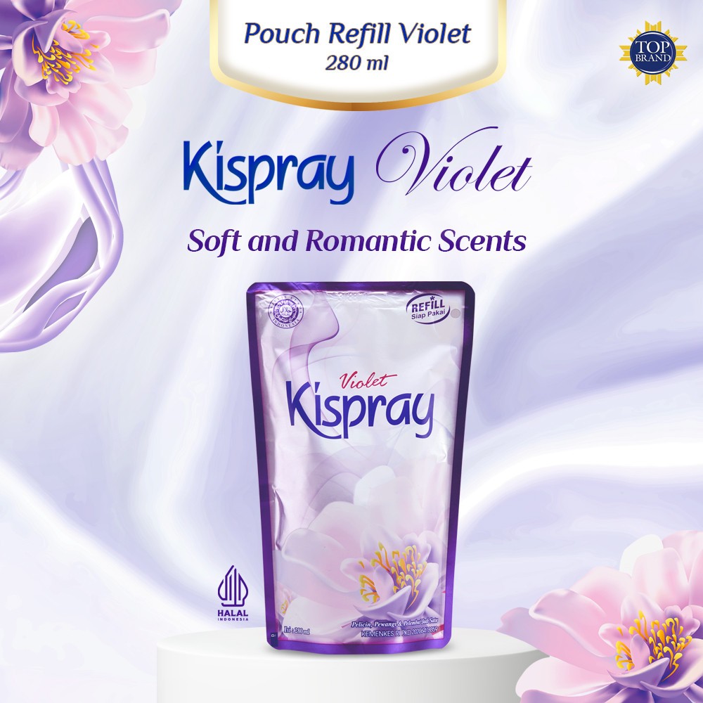 KISPRAY BOTOL/SACHET/POUCH AMORIS/BLUIS/GLAMOUR GOLD/SAPPHIRE/SEGERIS/VIOLET