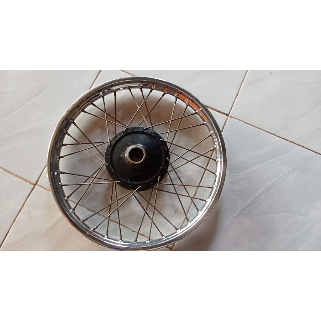 velg pelek depan yamaha alfa tromol original