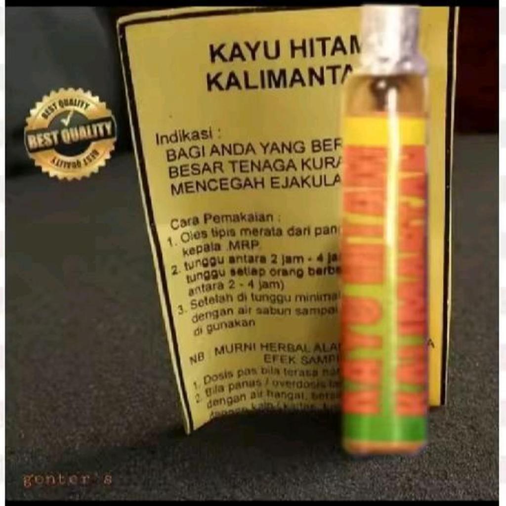 MINYAK KAYU HITAM KALIMANTAN herbal oles tahan lama khusus pria