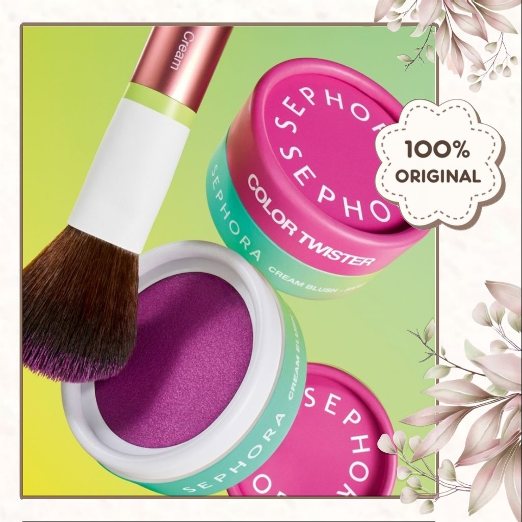 [ SEPHORA ] All-In-One Cream Color Blush On BlushOn , Lipstick & Eyeshadow All In One