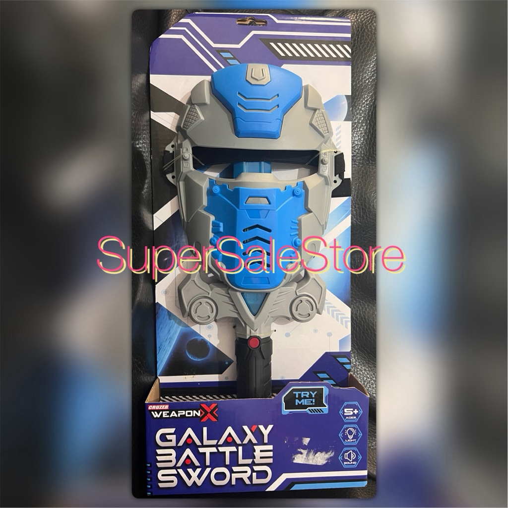 Cruzer Weapon X Galaxy Battle Sword Light Sound Mainan Pedang