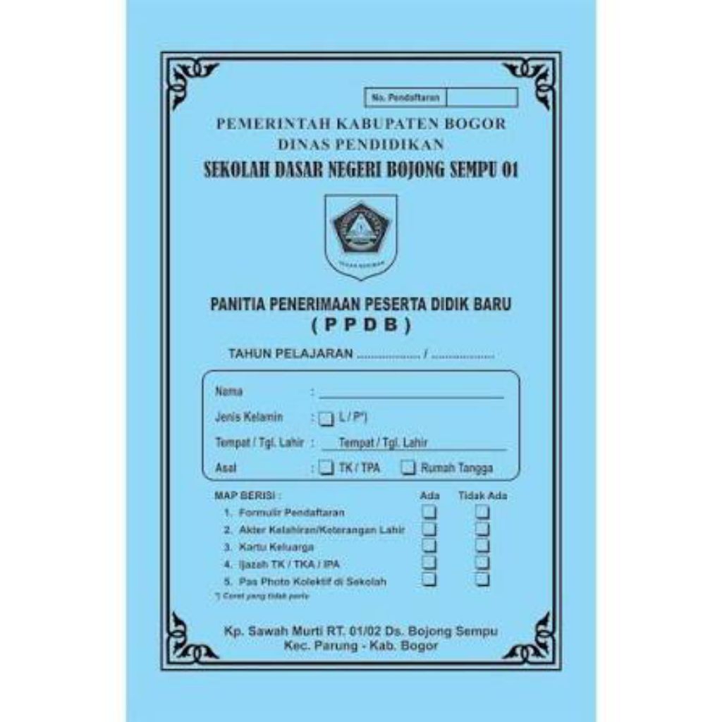 map kertas / stopmap kertas / costum/ map kertas manila / map kertas