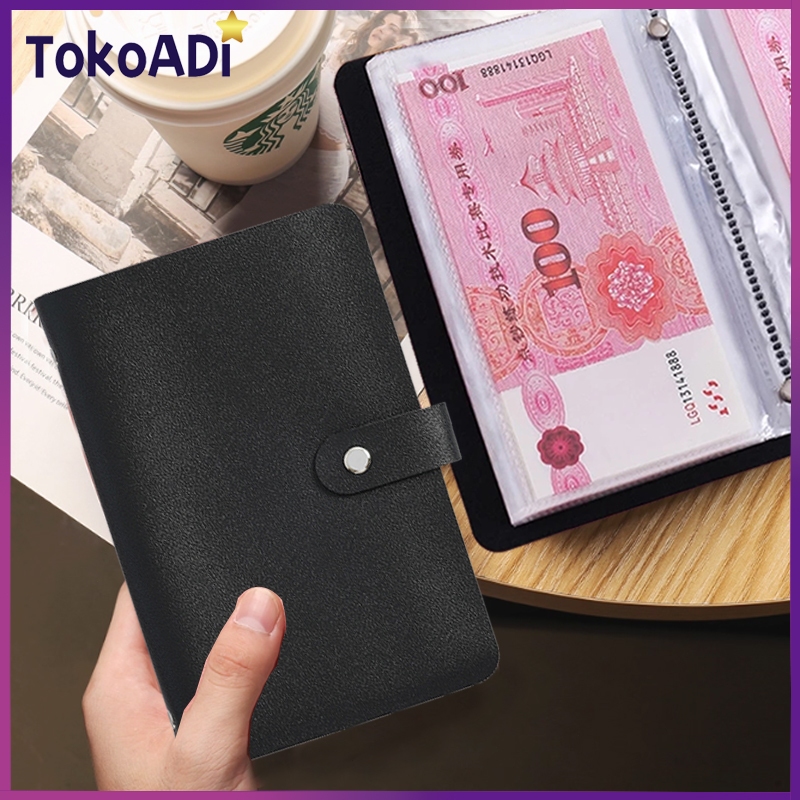 50 Lembar Album Koleksi Uang Kertas Dompet Disiplin Keuangan Binder Dompet Keuangan Buku Tabungan Ha