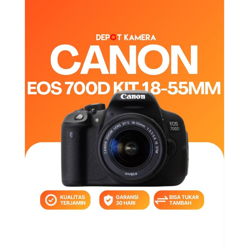 ( DEPOT KAMERA ) SECOND - CANON EOS 700D KIT 18-55MM