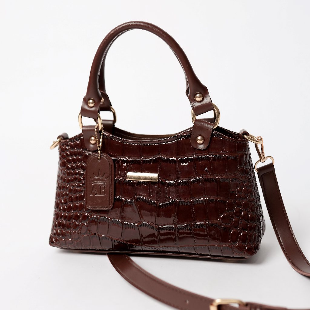 ANDIN BAGS - Tas kulit Croco Selempang Wanita Kode ASTREL