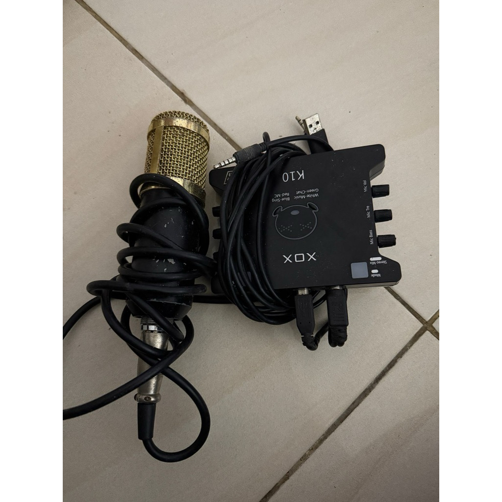 xox k10 & bm 800 mic