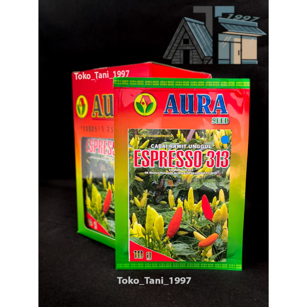 BENIH CABAI RAWIT UNGGUL ESPRESSO 313 VARIETAS CRV 212 AURA SEED 10 gram
