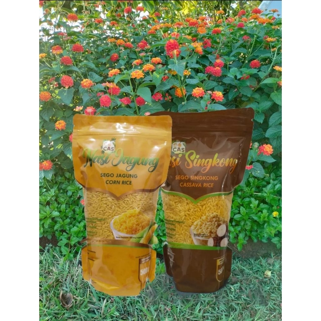 Paket Hemat Nasi Jagung dan Nasi Singkong/ kebunjagung