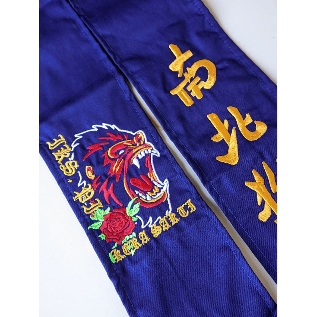 sabuk iks.pi kera sakti /Sabuk biru dril Kera pasker iks.pi