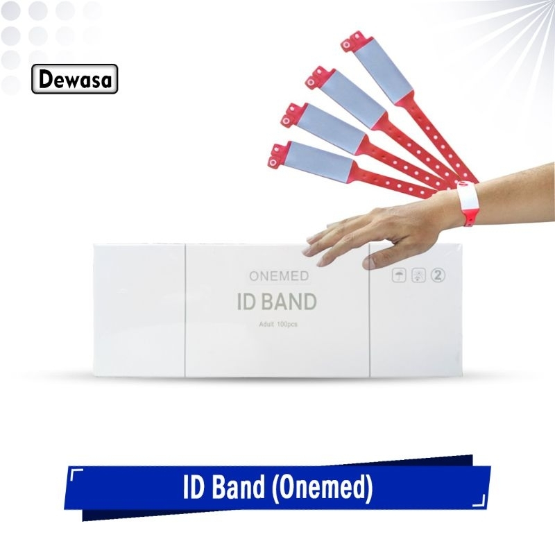 Gelang Pasien Rumah Sakit Bracelet ID Band Hospital Ecer/Satuan