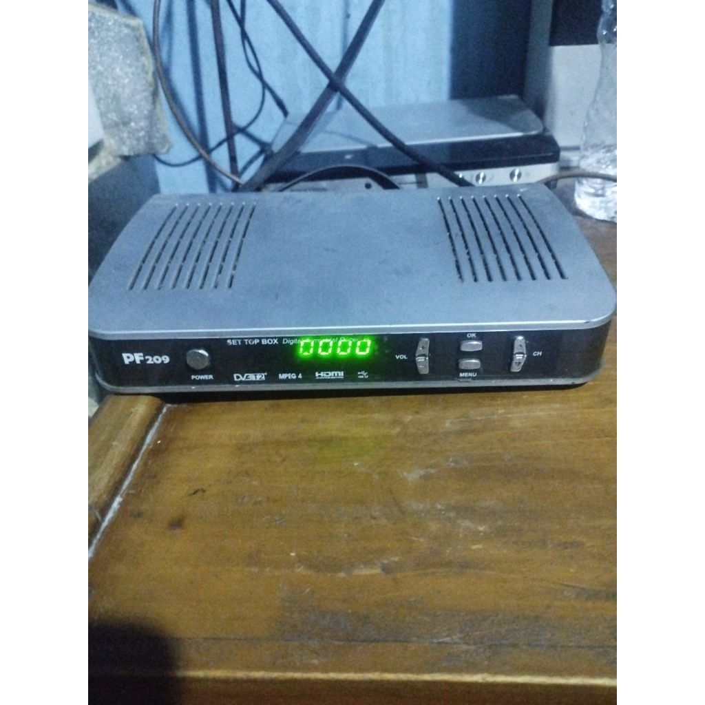 pf 209 set top box tv digital minus