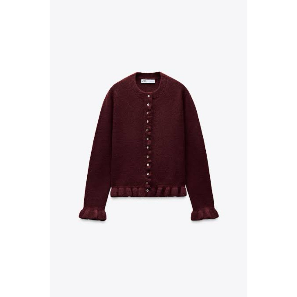 Ruffle Cardigan