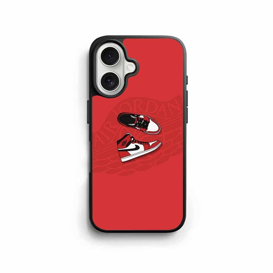 Premium Rubber Custom High Top AJ1 AJ013 for iPhone 17 16 Pro 15 Pro Max 11 12 Mini 14 Plus XS 13