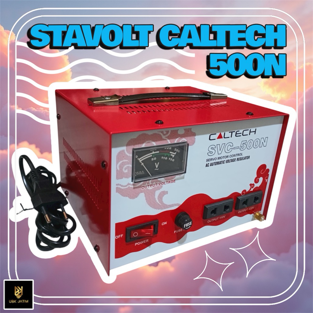 STAVOLT STABILIZER 500N 500W MENSTABILKAN VOLTASE LISTRIK