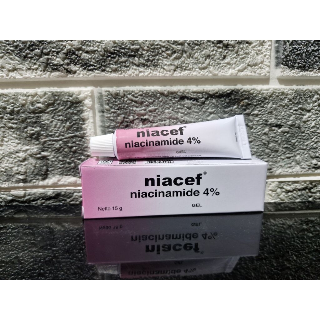 NIACEF GEL 4% - Niacinamide obat jerawat