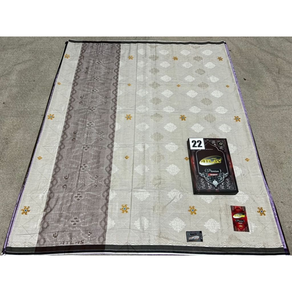 Sarung Atlas Premium Jacquard Silver Terbaru