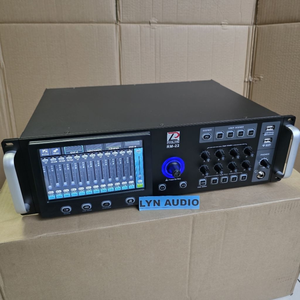 MIXER DIGITAL PASLINE RM22 ORIGINAL RM 22 MIXER 16 CHANNEL
