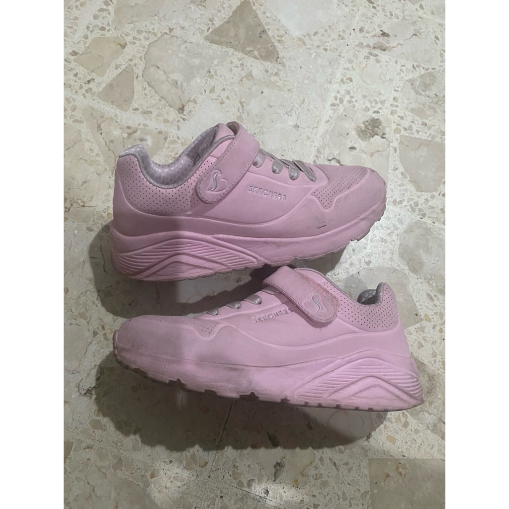 preloved skechers pink sepatu anak perempuan original