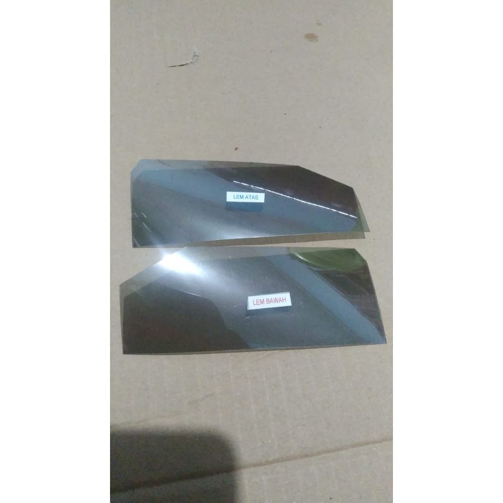 polaris polariser polarizer sunburn LCD spidometer Yamaha Byson Karbu atas bawah tinggal pasang