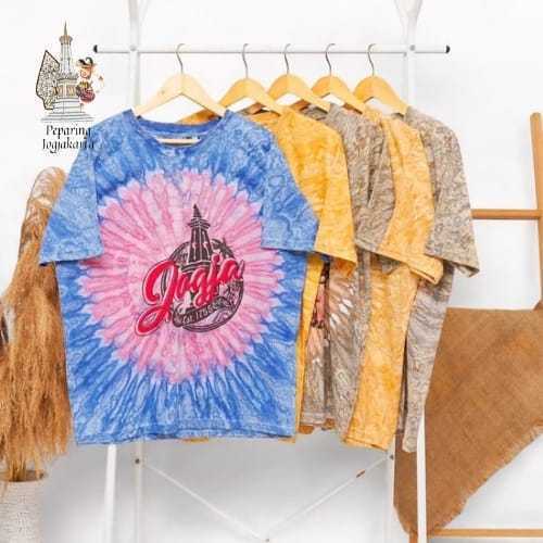 Kaos Batik Jogja Dewasa Unisex – 100% Katun Adem Premium – Kaos Batik Modern Pria Wanita