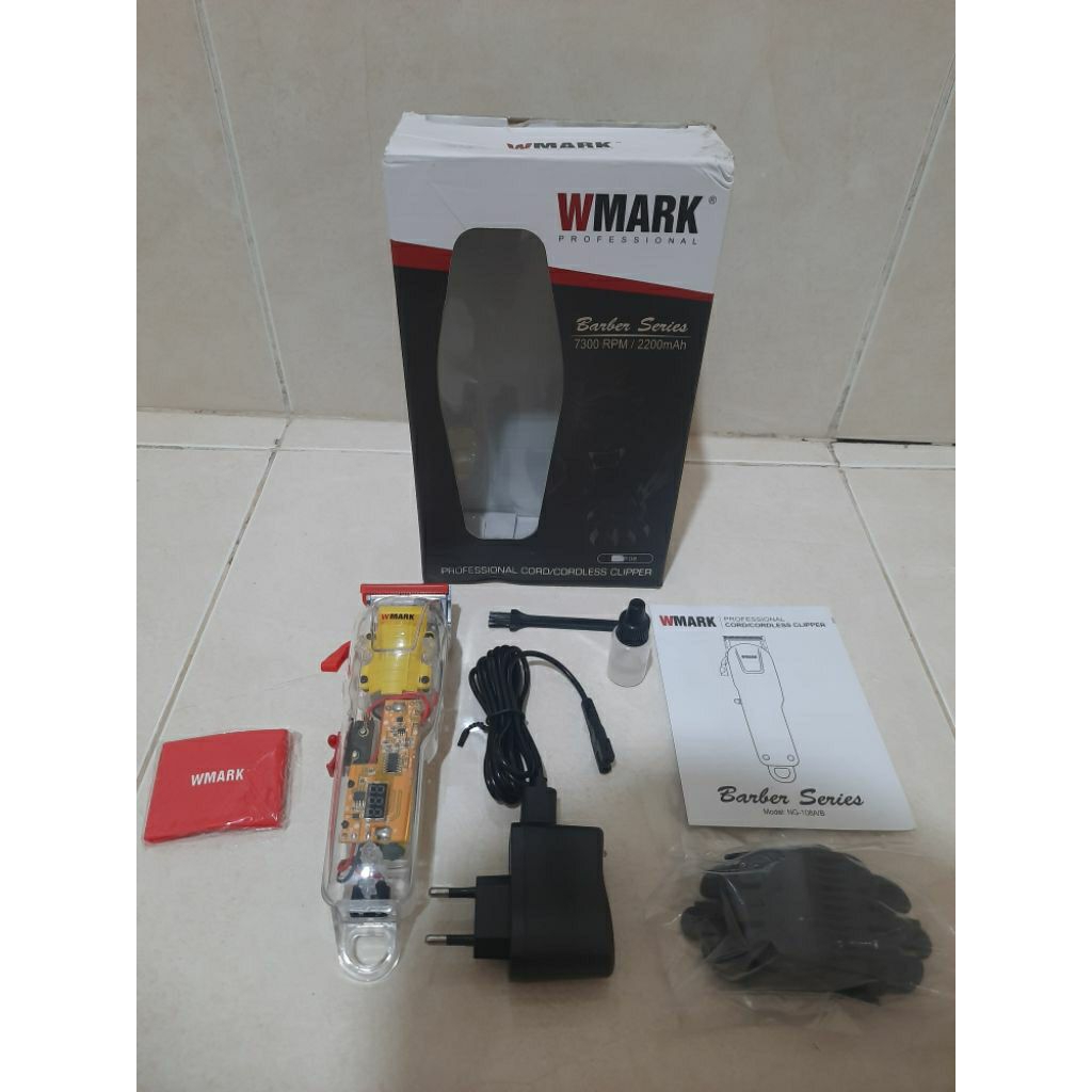 Mesin Cukur Elektrik Wmark NG-108 Mesin Cukuran Rambut Barbershop