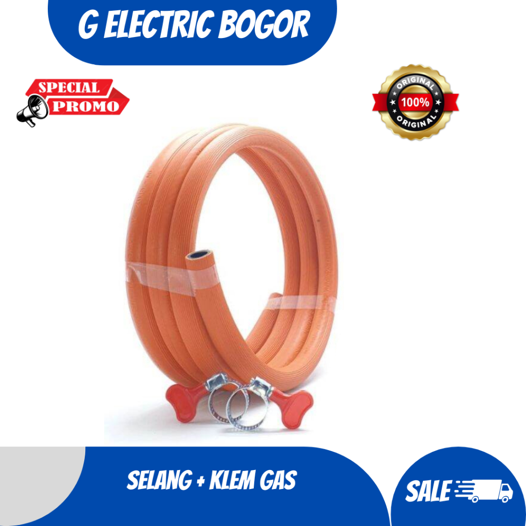 Selang Gas LPG Meteran 3 Lapis / Selang Kompor / Selang Regulator Gas [Permeter]