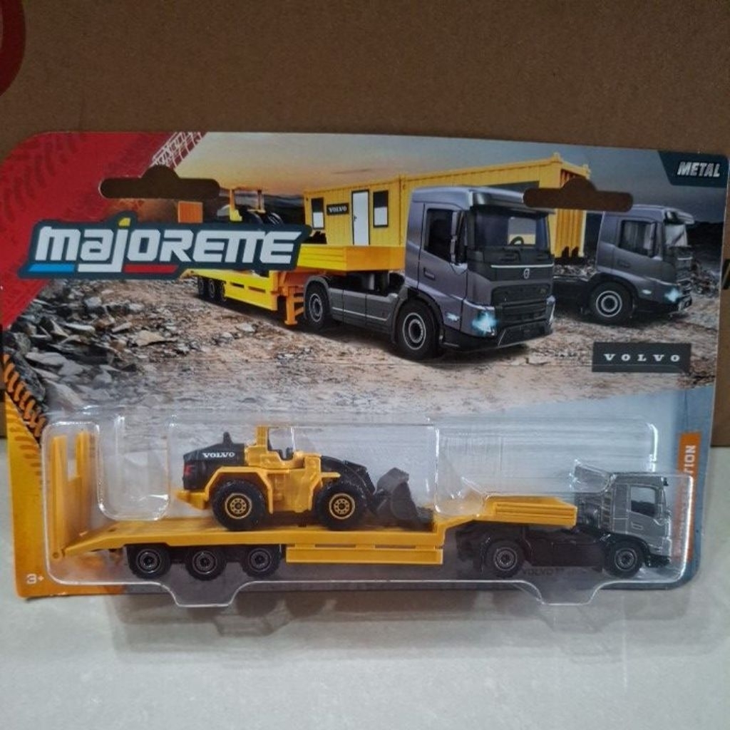 volvo truck & wheel loader majorette construction