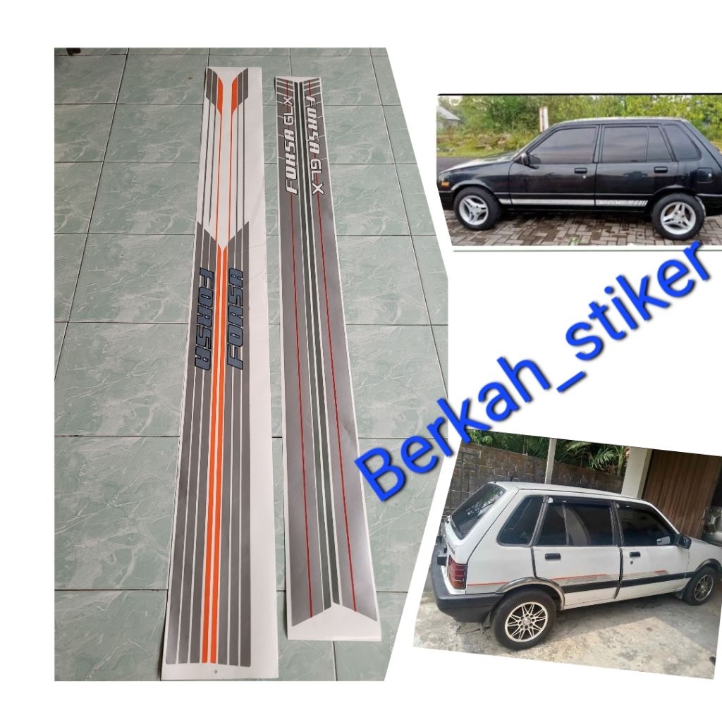 setiker sticker suzuki forsa glx/stiker forsa lama/ stiker forsa glx dan forsa lama/ stiker suziki f