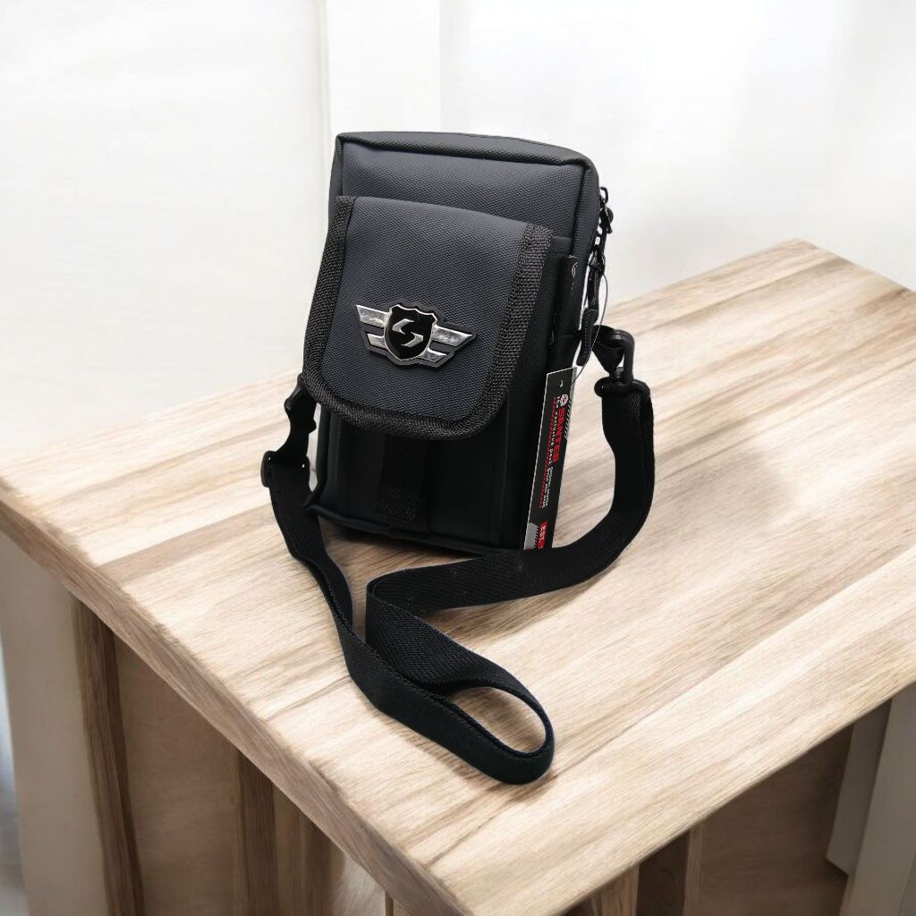 Tas Handphone Pria | Slingbag Mini Pria | Dompet Hp Pria Bahan Nylon