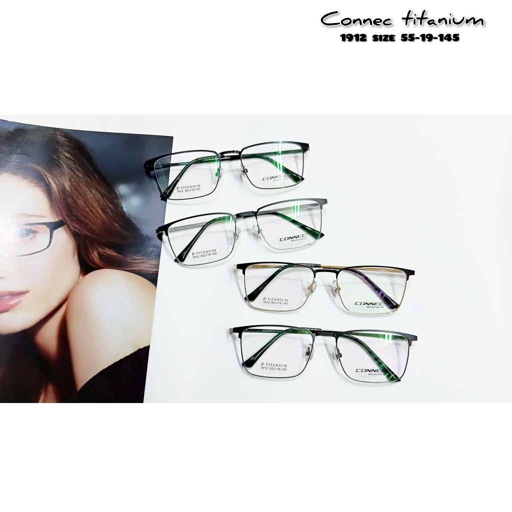 connec titanium 1912 kacamata pria kacamata titanium