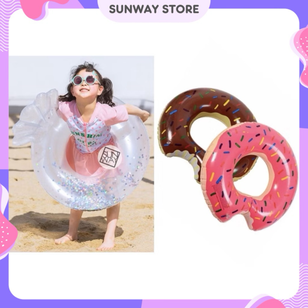 Pelampung Ban Renang Anak Donat / Ban Renang Anak Mermaid / Ban Renang Anak Kerang / Pelampung Anak 