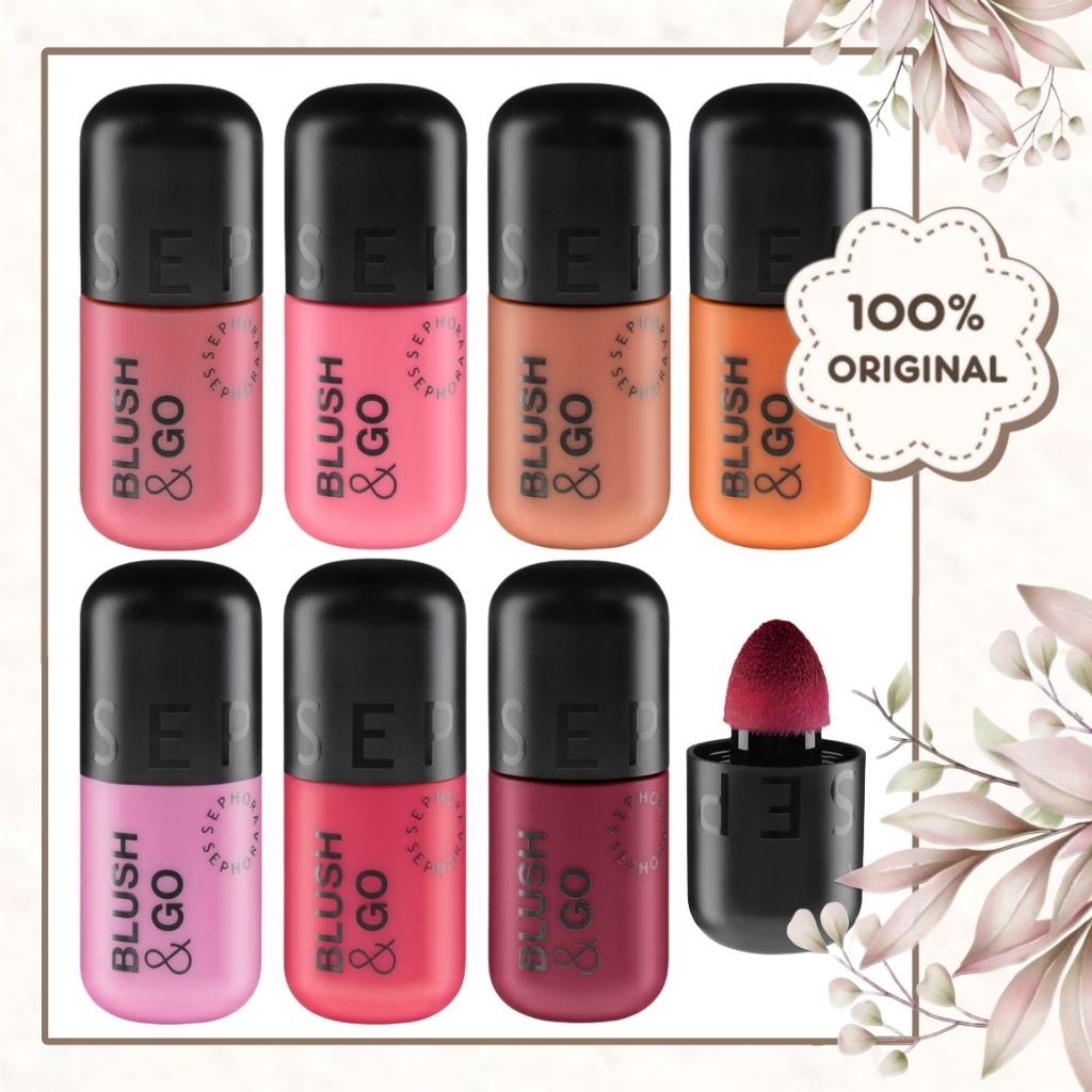 [ SEPHORA ] Blush & Go Blush On BlushOn For Cheeks & Lips Lipstick