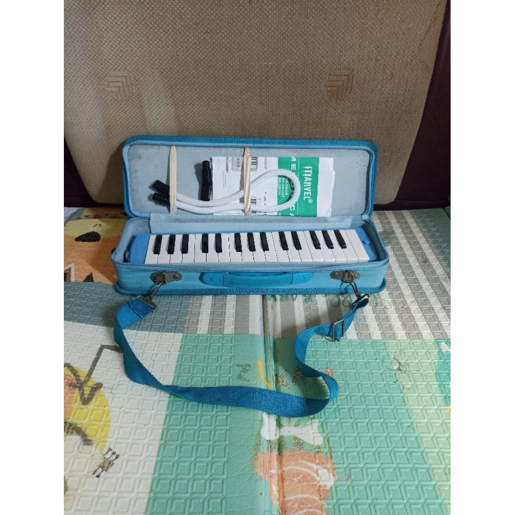 Pianika Marvel Komplit Tas