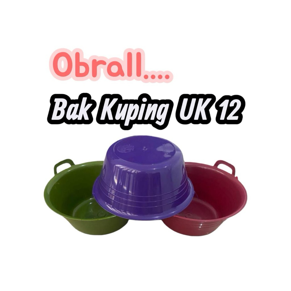 Bak kuping uk 12 / baskom kuping / baskom hajatan